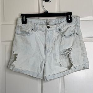Light wash Denim Shorts